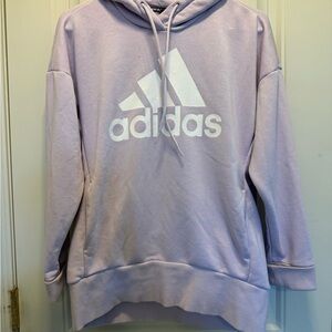 Adidas Light Purple Sports Hoodie